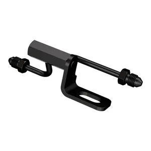 Goodridge Goodridge Steel brake tee. Black plated carbon steel