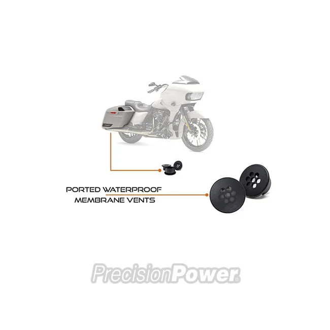 PrecisionPower SBW saddlebag subwoofer left side