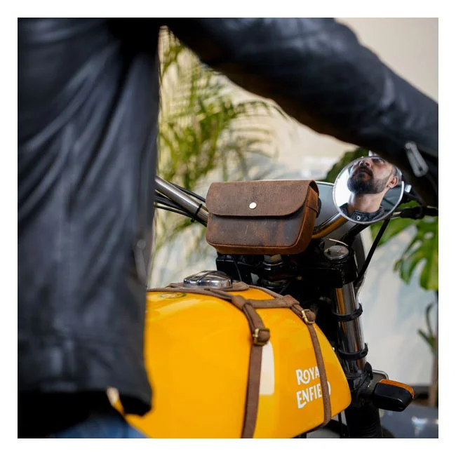 Tripmachine Trip MachineSidekick Moto Pouch Mocha