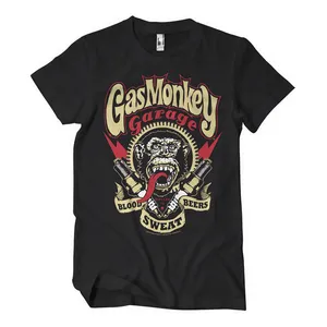 Gas Monkeys Garage GMG Spark Plugs t-shirt black