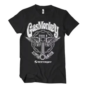 Gas Monkeys Garage GMG Garage Big piston t-shirt black