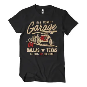 Gas Monkeys Garage GMG Go big or go home t-shirt black