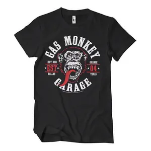 Gas Monkeys Garage GMG Garage Round seal t-shirt black