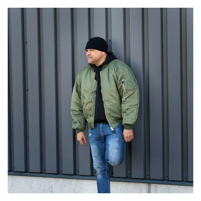 Army Surplus MA-1 Bomber flight jacket green