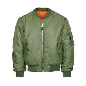 Army Surplus MA-1 Bomber flight jacket green