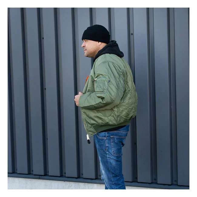 Army Surplus MA-1 Bomber flight jacket green