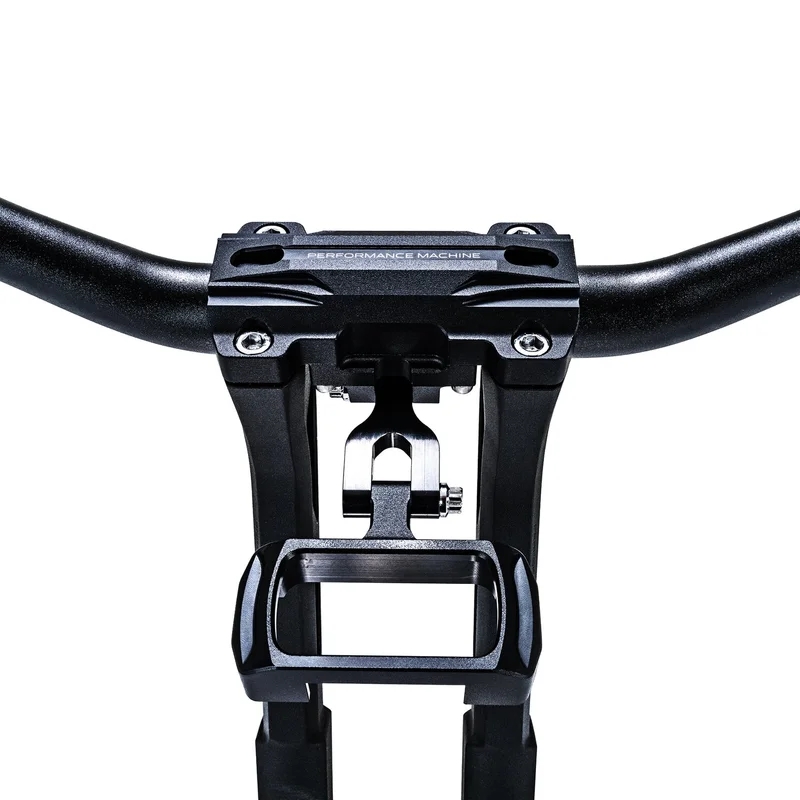 Performance Machine PM, rectangular gauge relocation for Phatbar and riser kit