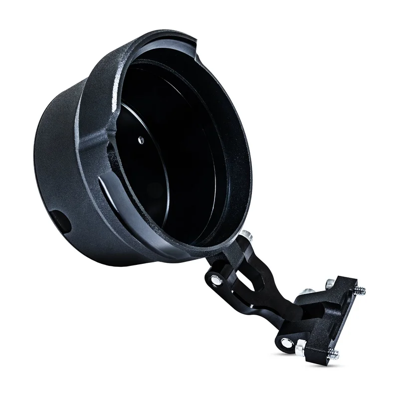 Performance Machine PM, 4" round gauge relocation for Phatbar and riser kit