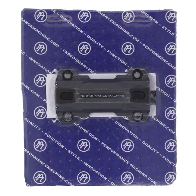 Performance Machine PM, Phatbar & riser gauge relocation adapter. Black Ops