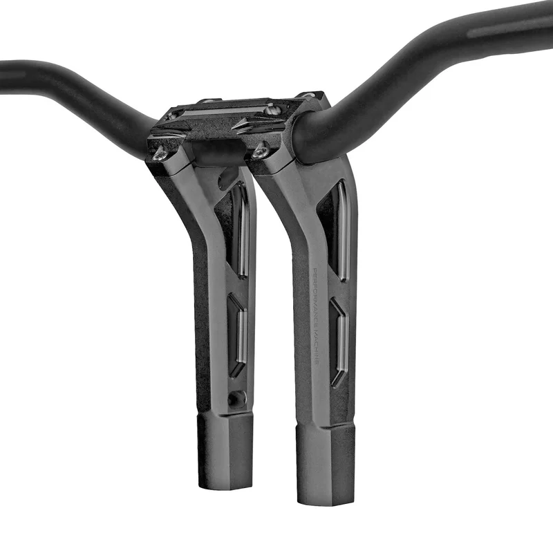 Performance Machine PM, 1-1/4" Phatbar & 12" riser kit. Black Ops