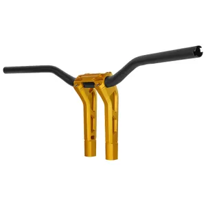 Performance Machine PM, 1-1/4" Phatbar & 12" riser kit. Gold Ops