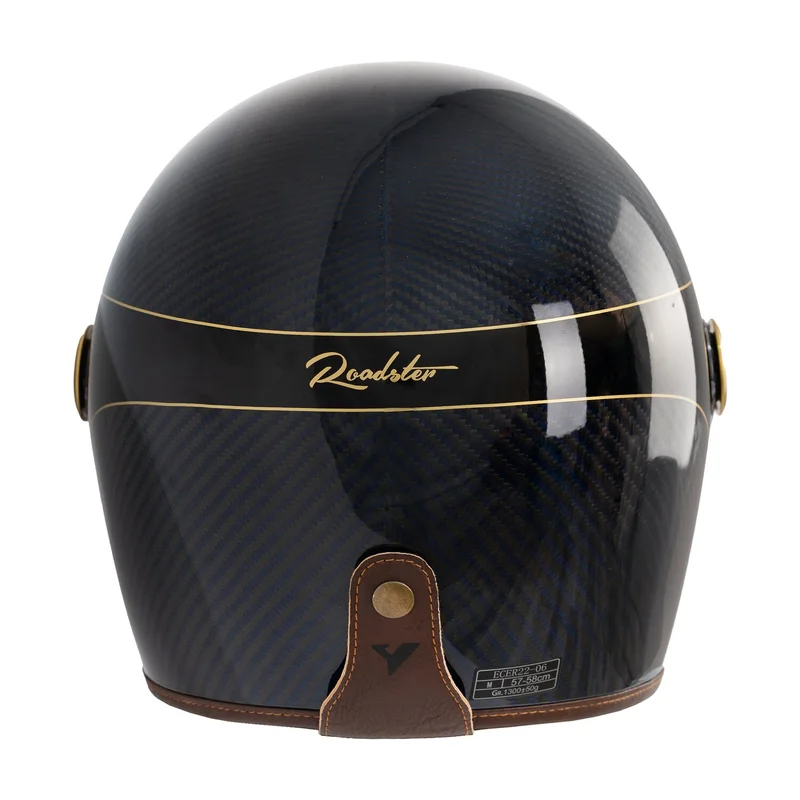 By City Roadster III helmet carbon golden blue