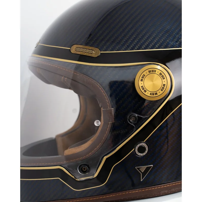 By City Roadster III helmet carbon golden blue