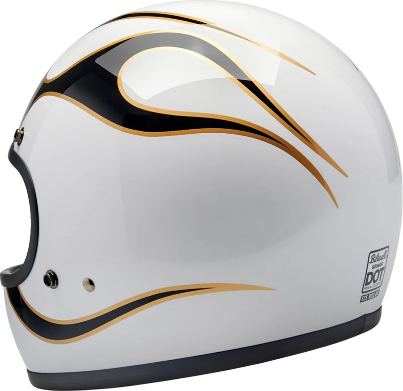 Biltwell HELMET GRINGO GLOSS WHITE/BLAC