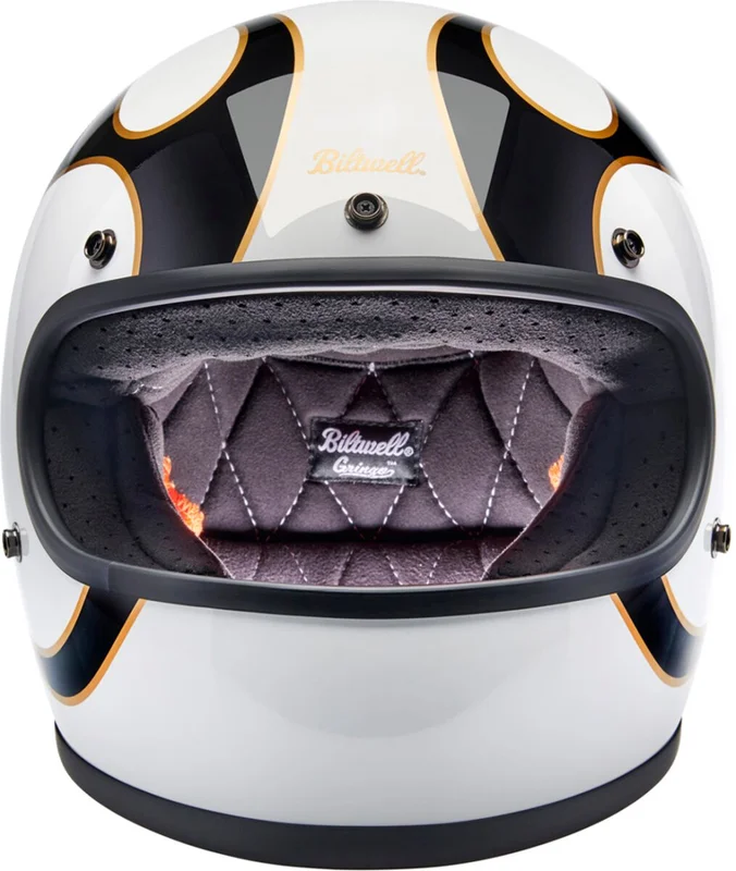 Biltwell HELMET GRINGO GLOSS WHITE/BLAC