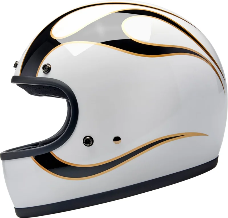 Biltwell HELMET GRINGO GLOSS WHITE/BLAC