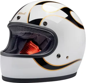 Biltwell Gringo Helmet<br><ul><li>Injection-molded ABS outer shell is rugged yet lightweight</li><li>Expanded Polystyrene (EPS) liner dissipates impact loads and fortifies helmet structure for a secure fit without compromising comfort</li><li>Removable/replaceable comfort liner and cheek pads feature rushed fleece Lycra touch points to absorb and evaporate perspiration</li><li>Chin strap features brushed fleece Lycra touch points for comfort and an adjustable strap end retainer</li><li>Molded recesses inside EPS designed to accept various aftermarket audio and communication components</li></ul>