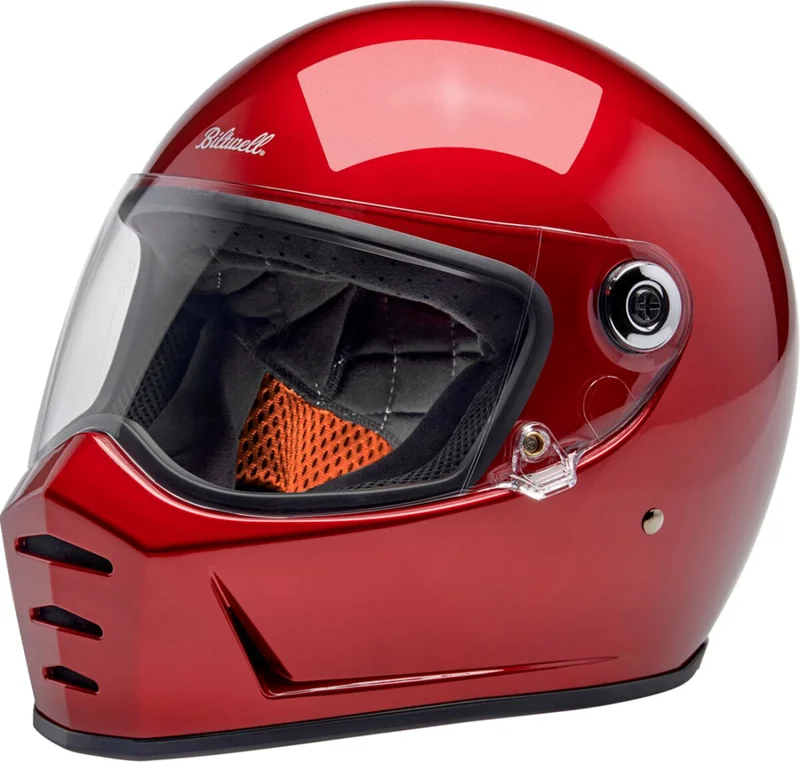 Biltwell Lane Splitter helmet cherry red