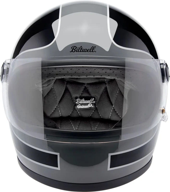 Biltwell Gringo S helmet Storm Grey/Black Tracker Gloss