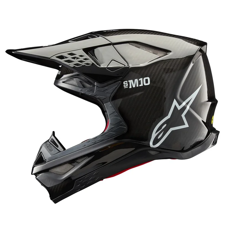 ALPINESTARS HELMT SM10 SOLID CARB XS