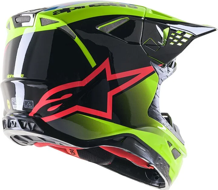ALPINESTARS HELMET SM10 UNIT YL/BK S