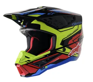 ALPINESTARS HELMET SM5 ACT2 BK/Y/R