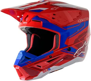 ALPINESTARS HELMET SM5 ACT2 RED/BL