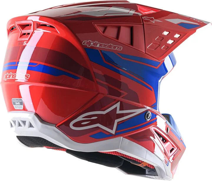 ALPINESTARS HELMET SM5 ACT2 RED/BL S