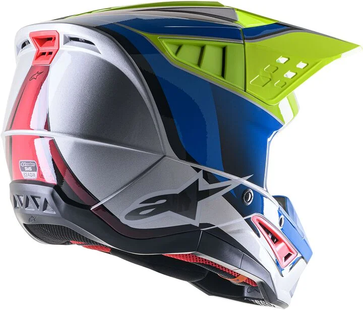 ALPINESTARS HELMET SM5 SAIL YLW/BL XS