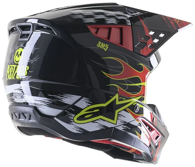 ALPINESTARS HELMET SM5 RASH RED/G M