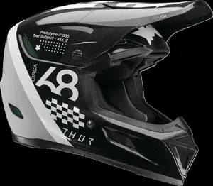 THOR HELMET REFLEX SPORT RIOT BK/WH