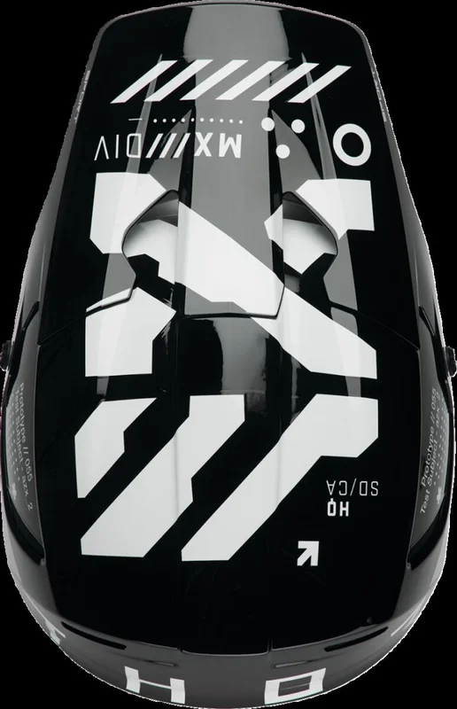THOR HLMT RFLX SPRT STRIKE BK/RD XS