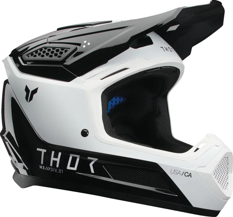 THOR HELMET FLEET STORM BK/WH XL