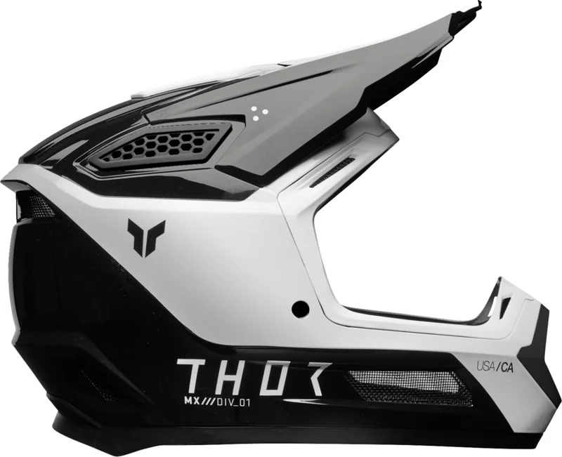 THOR HELMET FLEET STORM BK/WH XL