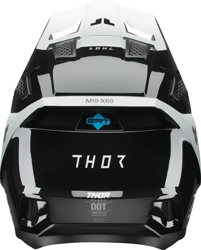 THOR HELMET FLEET STORM BK/WH XL