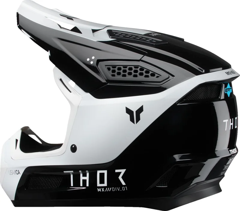 THOR HELMET FLEET STORM BK/WH XL