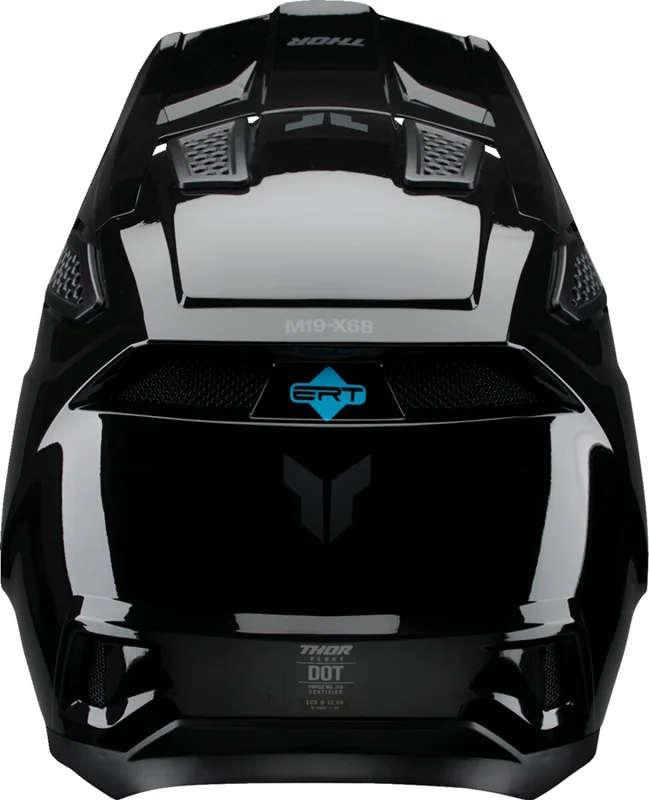 THOR Fleet Helmet - Blackout - Gloss Black - 2XL