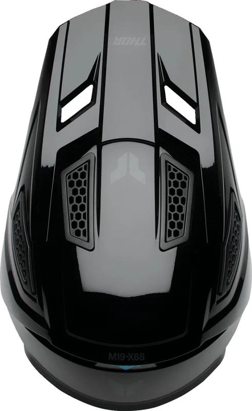 THOR Fleet Helmet - Blackout - Gloss Black - 2XL