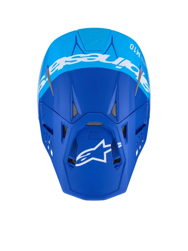 ALPINESTARS HELMET S-M10 FLOOD BLUE/BLK-CARB S
