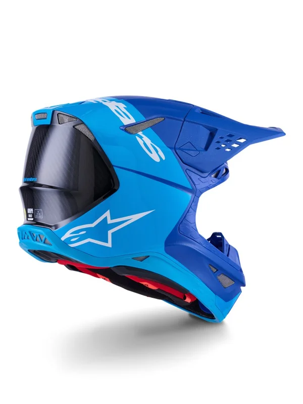 ALPINESTARS HELMET S-M10 FLOOD BLUE/BLK-CARB S