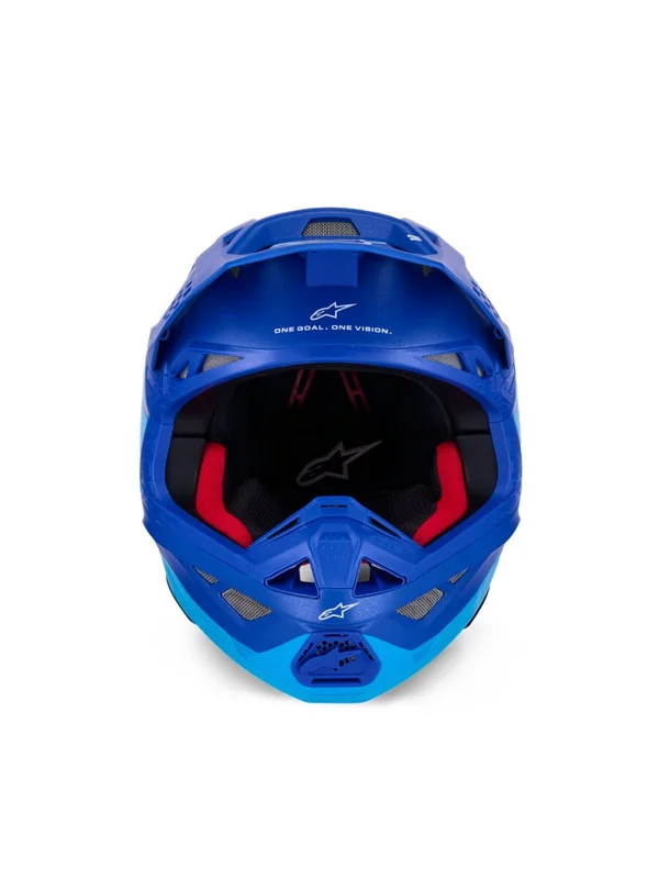 ALPINESTARS HELMET S-M10 FLOOD BLUE/BLK-CARB S