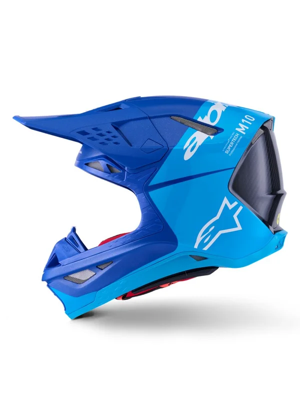 ALPINESTARS HELMET S-M10 FLOOD BLUE/BLK-CARB S