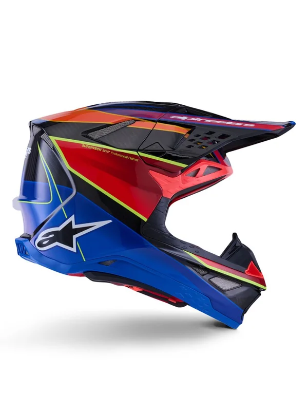 ALPINESTARS HELMET S-M10 ERA BLUE/RED/YL XS