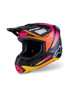 ALPINESTARS HELMET SM7 RISE BLK/YL/PINK