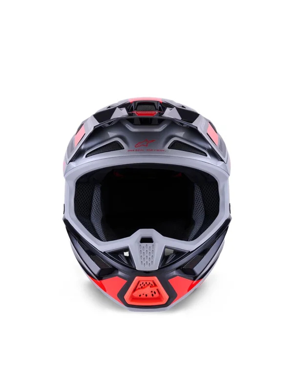 ALPINESTARS HELMET SM7 RISE BLK/RD/SILV XS