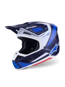 ALPINESTARS HELMET SM7 RISE BLUE/WHITE