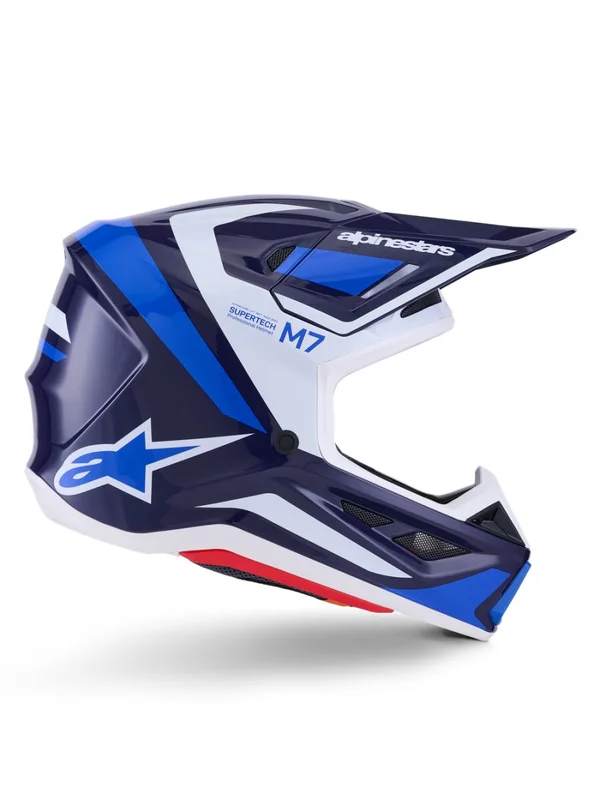 ALPINESTARS HELMET SM7 RISE BLUE/WHITE XS