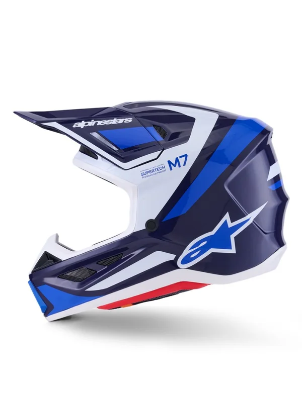 ALPINESTARS HELMET SM7 RISE BLUE/WHITE XS