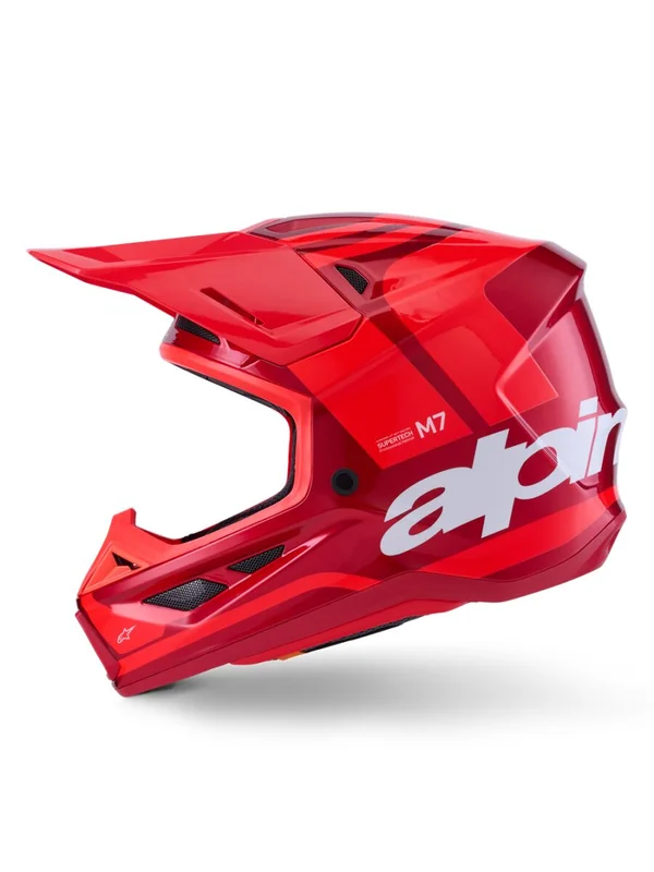 ALPINESTARS HELMET SM7 CORE RED-GLOSS XS