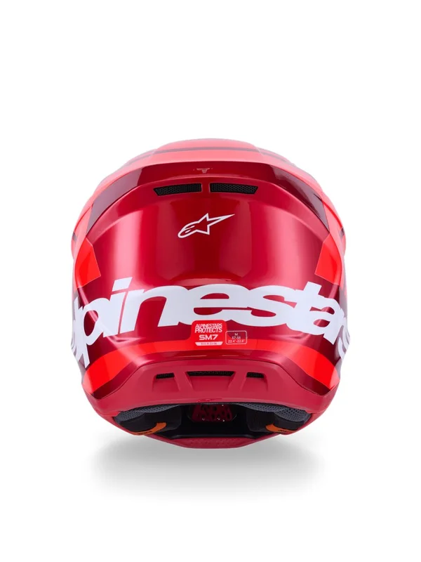 ALPINESTARS HELMET SM7 CORE RED-GLOSS XS